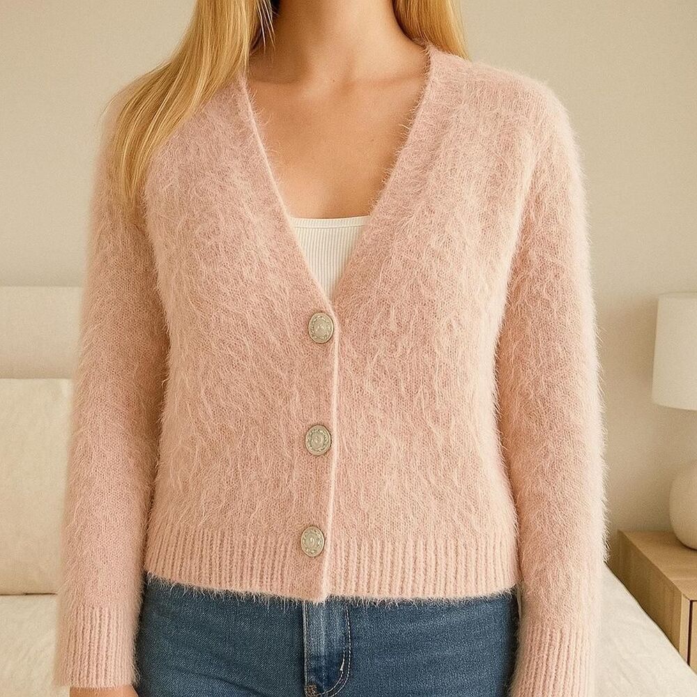 Unbranded Women's Pink Cardigan